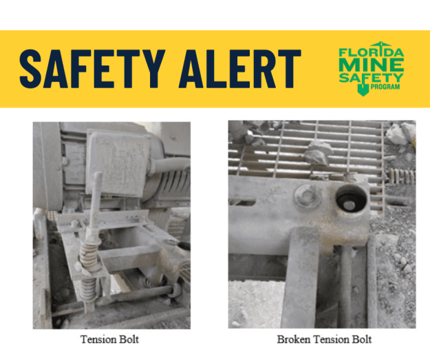 Tensioner Bolt Failure – Safety Alert